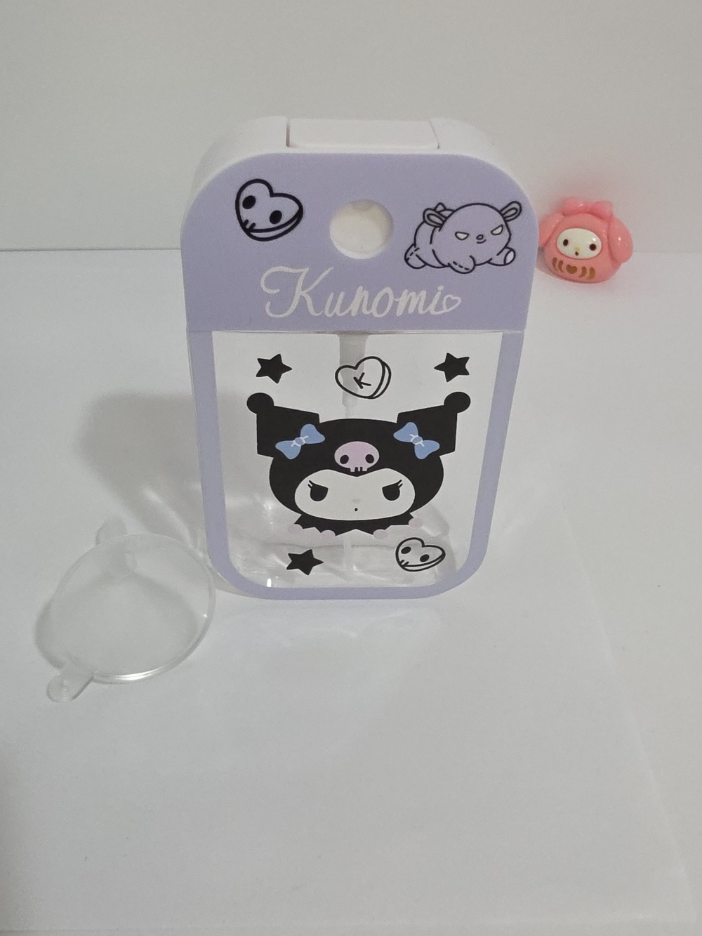 Kuromi Clear Cosmetic Case - Lavender